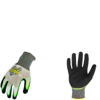 Ironclad R-NTR-01 XS NITRO Knit Gloves, Touchscreen, Black & White, Size X Small