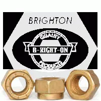 L9 Collar Locknut Cadmium Yellow & Wax (Usa) (Inch)