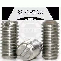 Slotted Set Screws, Cup Point, Stainless Steel 18 8 