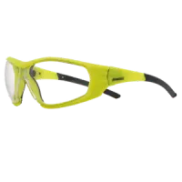 Ironclad EYHB-VZC AXIS-Hybrid, HI VIZ frame, Anti-Scratch/Anti-Fog, Clear Lens