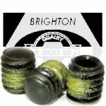 Oval Point Socket Set Screws,  Nylon Patch, Thermal Black Oxide, Alloy 