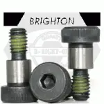 Socket Shoulder Screws, Nylon Patch, Thermal Black Oxide, Alloy 