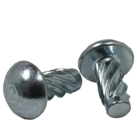 Metallic Drive Screw, Round Head, Type U, Zinc Cr+3 