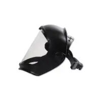 Bionic™ Face Shield, Clear/Black Matte, Hardcoat/Antifog