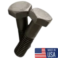 A307 Grade B Heavy Hex Cap Screws, Zinc CR+3