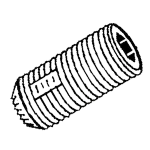 Loc Wel Knurled Cup Point Socket Set Screws