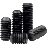 Metric Cup Point Set Screws, 45H Iso 4029 / Din 916, Thermal Black Oxide