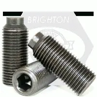 Half Dog Socket Set Screws, Thermal Black Oxide, Alloy 