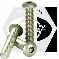Metric Stainless A2 Button Socket Cap, Iso 7380