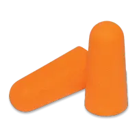 Bullhead Safety® Hearing Protection – Orange PU Foam Bullet Earplugs (Uncorded)