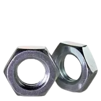 Metric Class 04 Hex Jam Nut, Din 439B, Zinc Cr+3