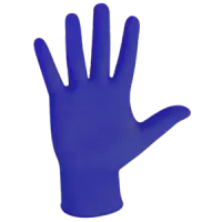 2XL Cobalt Blue 5 Mil Powder-Free Clean-Fit Disposable Nitrile Gloves – 100 Pack