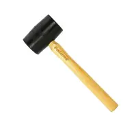 RUBBER MALLET, WOOD (16OZ)  HAMMERS
