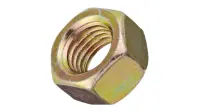 Metric Class 10 Hex Nuts, Din 934, Zinc-Yellow