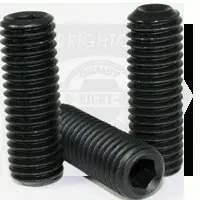 Cup Point Socket Set Screws, Thermal Black Oxide, Alloy (Inch)