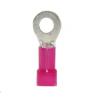 22-18 Gauge Nylon Insulated #8 Ring Terminal Connectors