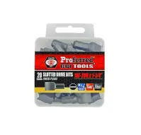 Slotted Drive Bits, 16F-20R, 1 1/4\