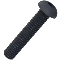 M3‑0.50 x 6mm Button Socket Cap Screw – Class 10.9, Black Oxide, ISO 7380