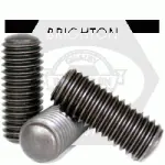 Oval Point Socket Set Screws, Thermal Black Oxide, Alloy 