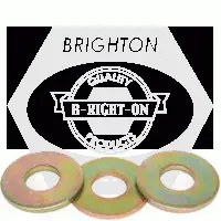 Flat Washer 1/2 Gr8 Yellow Zinc Domestic