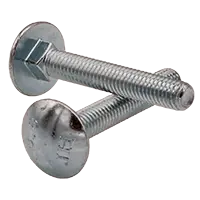 Metric 8.8 DIN 603 Clear Zinc