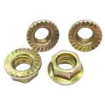 Metric Class 8, DIN 6923, Zinc-Yellow CR+6