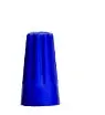 Wire Nut Connector - AWG 22-14 Blue - Insulated Insert Twist Electrical Wire Terminal with Spring, Portable Wire Caps for Quick 