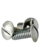 Machine Screw, Truss Head Slotted, Zinc Cr+3 
