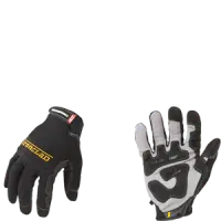 Ironclad WWX2-06-3XL WRENCHWORX Gloves, Neoprene Impact Protection, Black, Size 3X Large