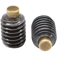 Brass Tip Set Screws, Plain, Alloy (Inch)