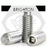 Half Dog Socket Set Screws, Stainless Steel 18 8 