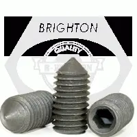 Cone Point Socket Set Screws, Thermal Black Oxide, Alloy (Inch)