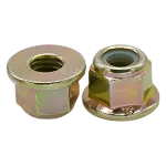 Metric Class 10, Non Serrated, DIN 6926, Zinc-Yellow CR+6