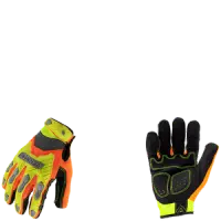 Ironclad IEX-HZI-05-XL Command Impact Gloves, Touchscreen, Hi-Viz Yellow & Orange, Size X Large