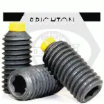 Nylon Tip Set Screws, Thermal Black Oxide, Alloy 