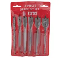 6 PC SPADE BIT SET SPADE BIT SET