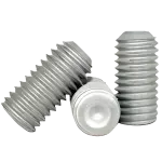 Cup Point Socket Set Screws, Mechanical Zinc, Alloy