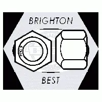 Pfc 9, Hex All Metal Locknuts,  Cad Yellow / Wax(Usa)