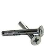 Flat Head Phillips/Slotted Combo, Zinc Cr+3