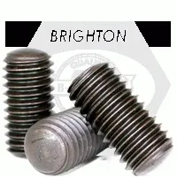 Oval Point Socket Set Screw, Thermal Black Oxide, Alloy (Inch)