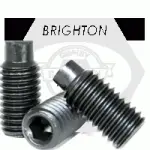 Metric Dog Point Socket Set Screws, 45H Iso 4028 / Din 915, Thermal Black Oxide, Alloy