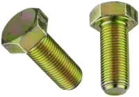 Hex Tap Bolt, Grade 5, Zinc-Yellow(Inch)