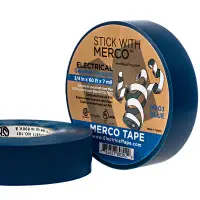 General Purpose Electrical Tape Short Roll, High Performance, Blue