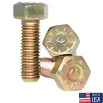 L9 Hex Cap Screws, Zinc & Yellow Cr+3 (Usa)