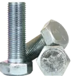 Grade 2 Hex Head Cap Screws Clear Zinc
