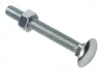 A307 Grade A W/ Hex Nut Clear Zinc