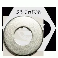 Uss Flat Washer 1/4 Gr2 Zinc Plated