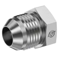 Steel, SAE J514 37° Flare Plug – 1-1/4\