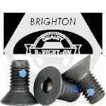 Flat Socket Cap, Nylon Pellet, Black Alloy 