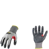 Ironclad SKC6FN-03 M COMMAND A6 FN Knit Gloves, Touchscreen, Vend Packed, Black, Size Medium